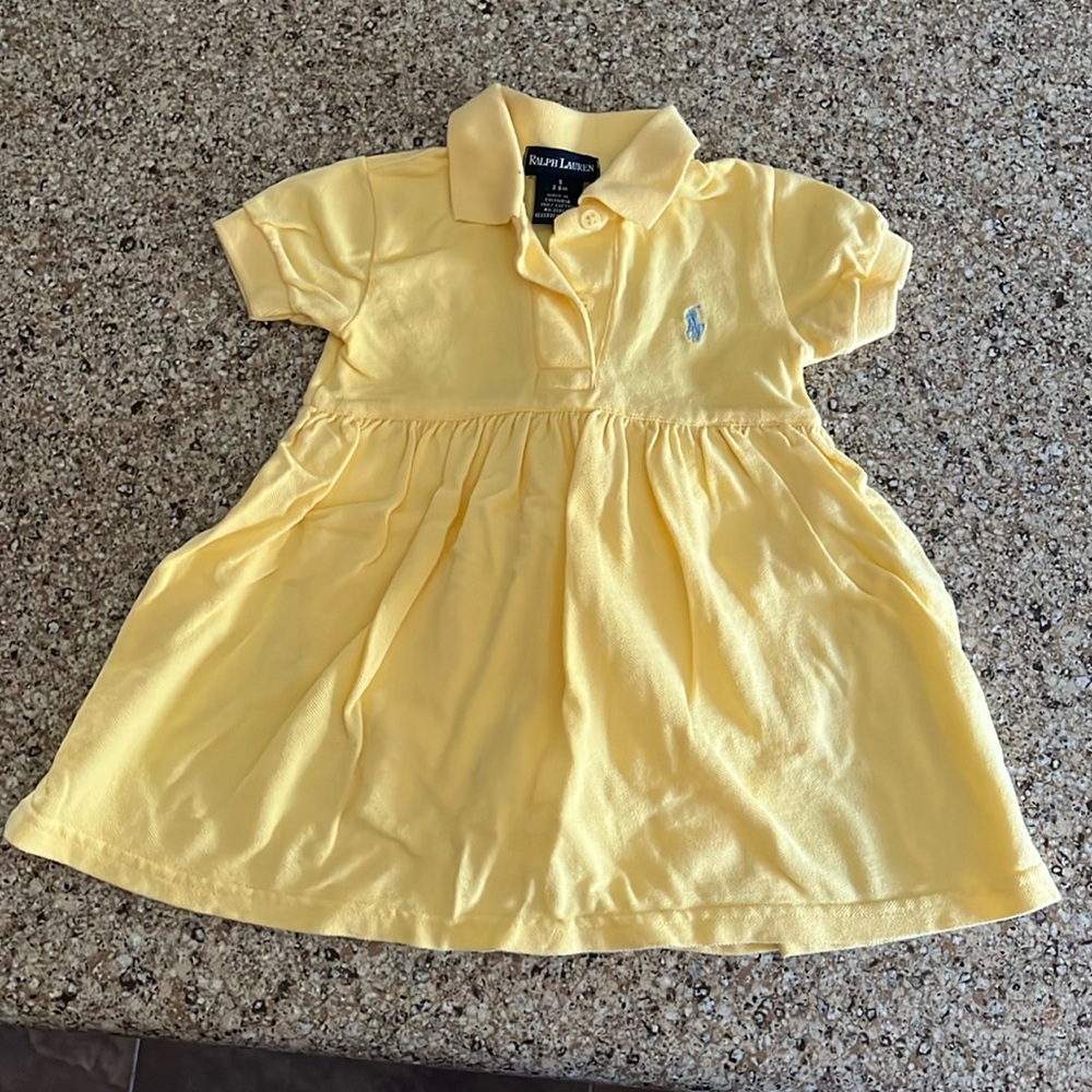 Ralph Lauren’s girls knit dress size 3-6 months